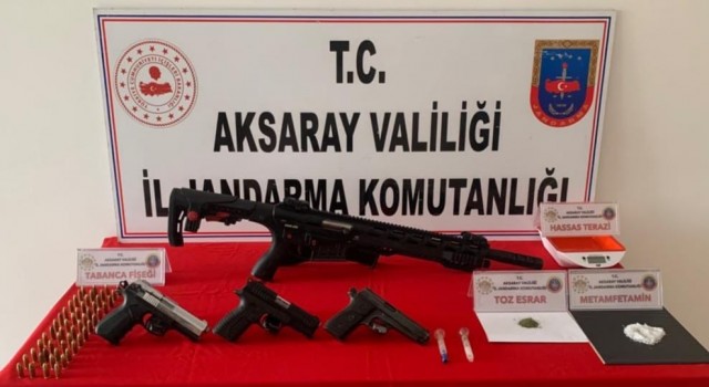 Uyuşturucu ve Silah Ticareti Yapan 3 Şüpheli Yakalandı