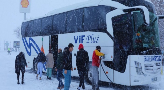 Aksaray’da Yoğun Kar Yağışı