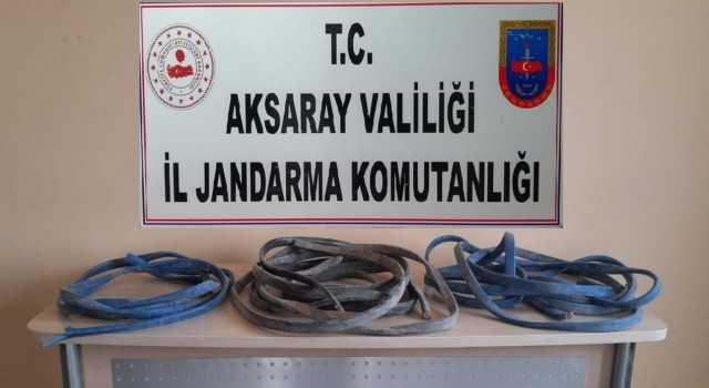 Kablo Hırsızları Uyuşturucu İle Arazide Yakalandı