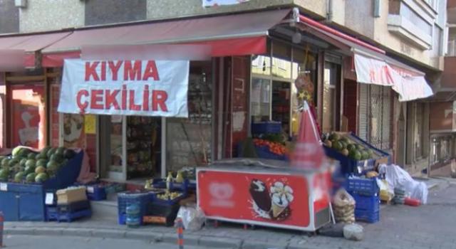 Makine Bulan Sokağa Kıyma Çekmeye Koştu