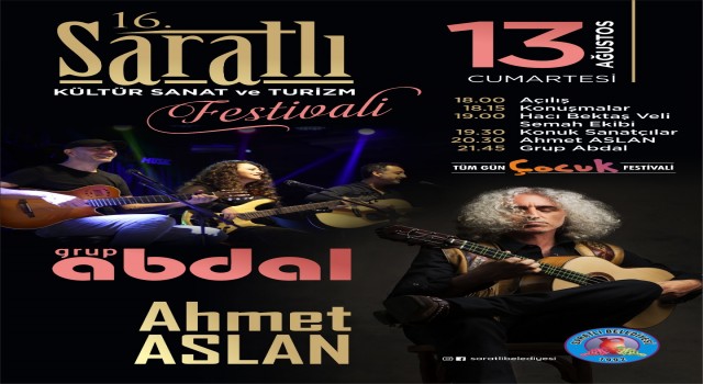 16.Saratlı Kültür Sanat ve Turizm Festivali
