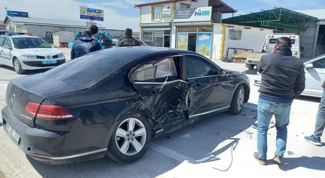 Ertürk, Eskil’de Kaza Geçirdi
