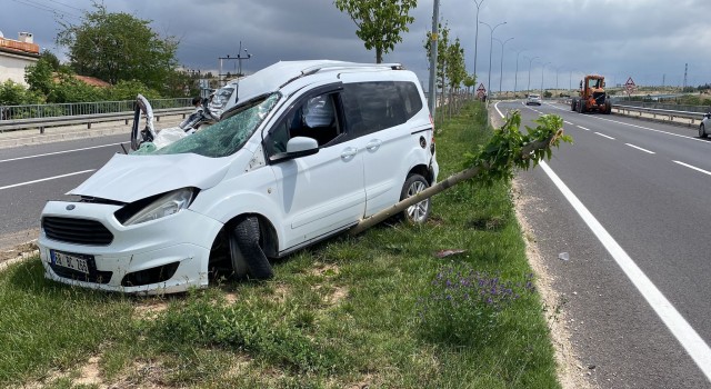 Nevşehir Yolunda Kaza 2 Yaralı