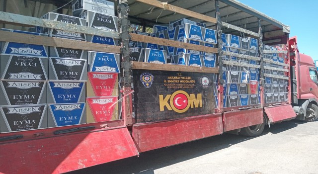 TIR Dolusu Makaron Yakalandı