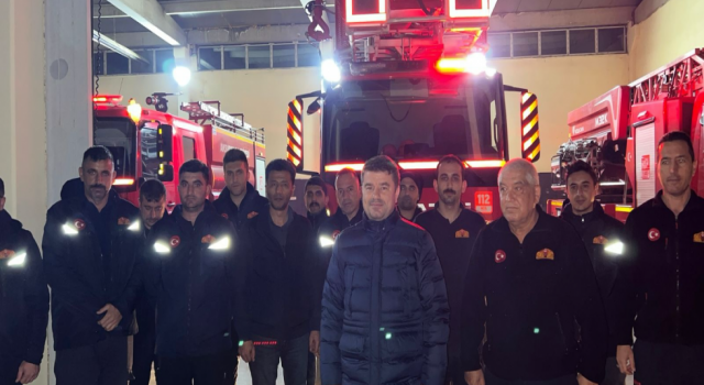 Başkan Dinçer, Yılın Son Ziyaretini İtfaiye Ekiplerine Yaptı
