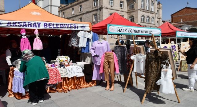 Halk Eğitim Merkezi Kursiyerlerinden Sergi