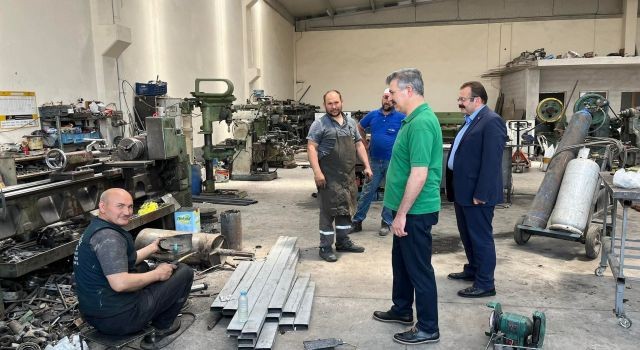 AK Parti Heyetinden Yeni Sanayi Sitesi'ne Ziyaret