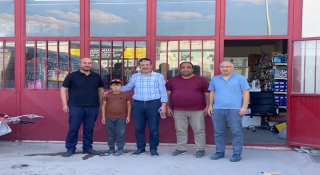 BAŞKAN AKTÜRK’TEN ESNAF ZİYARETİ