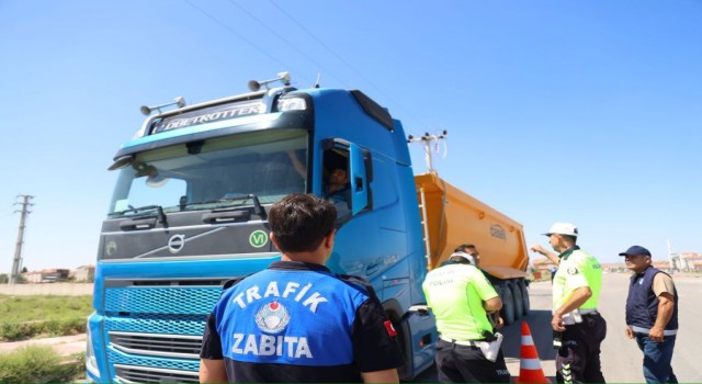 Belediye ve Emniyetten Doğa Ve Çevre Düzeni İçin Hafriyat Kamyonlarına Sıkı Denetim