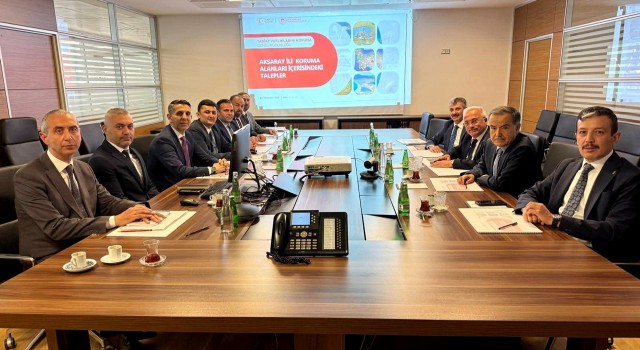 Aksaray’ın Çevre ve Turizm Projeleri Ankara’da Masaya Yatırıldı