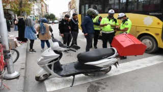 Halk Otobüsleri ve Motosikletler Denetleniyor