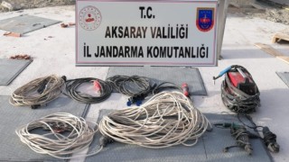 OSB Hırsızları Çaldıkları Malzemeler İle Yakalandı