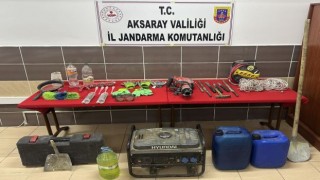 3 Defineci de Ağaçören İlçesinde Yakalandı