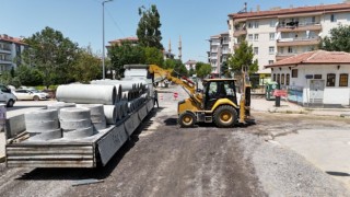“Bölcek Caddesi Altyapı Çalışmasında Sona Geliniyor”
