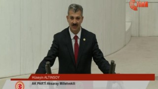 Milletvekili Altınsoy:"168 Milyonluk Kalkınma Yatırımı Şehrimize Hayırlı Olsun"