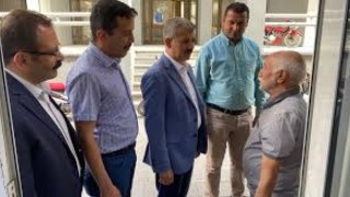 AK Parti Teşkilatından Hastalara ve Esnaflara Ziyaret