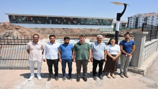Başkan Dinçer, Yapımı Devam Eden Gençlik Merkezinde İncelemelerde Bulundu