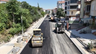 Bölcek’de Altyapısı Tamamlanan Noktalarda Asfalt Çalışması Başladı