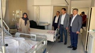 AK Parti Heyetinden Hastane Ziyareti
