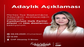 Yasemin Turan Özdemir’de CHP Merkez İlçe Başkanlığına Aday