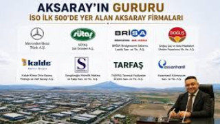 Aksaray’dan 8 Firma İSO İlk 500’de Yer Aldı