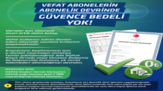 MEPAŞ ’tan Vefat Eden Abonelerin Yakınlarına Abonelik Devir Kolaylığı