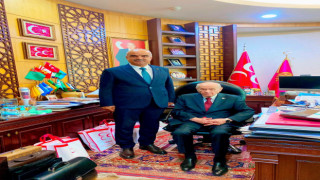 MHP Aksaray İl Başkanı Burhanettin Karataş, Devlet Bahçeli'yi ziyaret etti